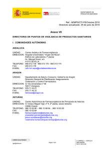 Anexo VII - Agencia Española de Medicamentos y Productos