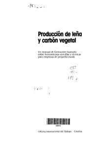 Producción de leña y carbón vegetal