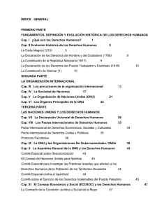 ÍNDICE GENERAL PRIMERA PARTE FUNDAMENTOS