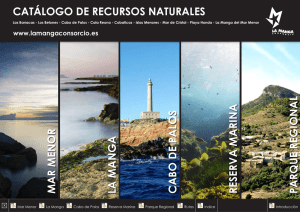 Catálogo de Recursos Naturales del Mar Menor.