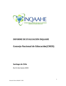 Consejo Nacional de Educación (CNED)