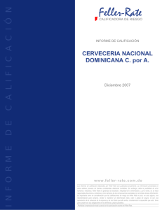 CERVECERIA NACIONAL DOMINICANA C. por A.