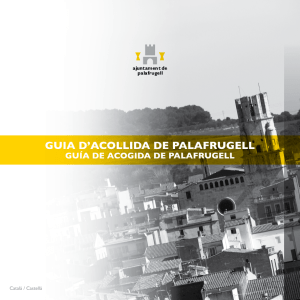 Guia d`acollida de Palafrugell - Català / Castellà