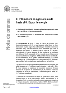 noticia (pdf 181.048 KB) - Ministerio de Economía y Competitividad