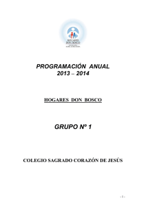 programación anual 2013 – 2014