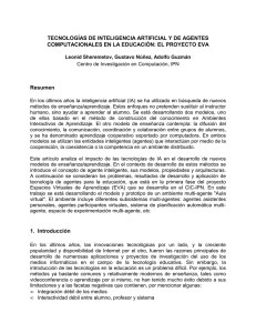 TECNOLOGÍAS DE INTELIGENCIA ARTIFICIAL Y DE