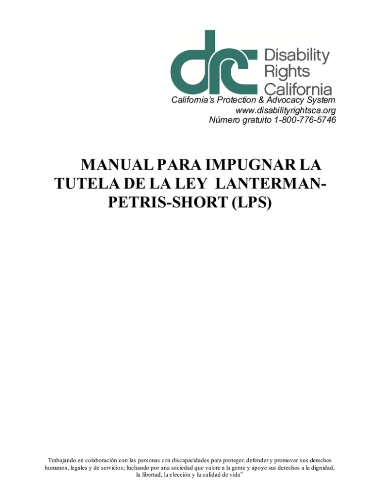Disability Rights California Offices List.pdf LPS - Disability Rights California
