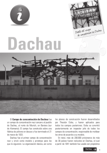 Detalle del campo de concentración en Dachau
