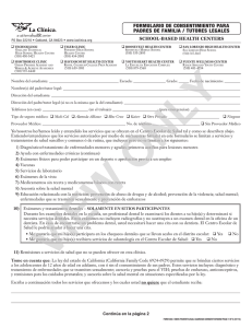 formulario de consentimiento para padres de familia / tutores legales