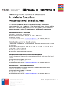 Actividades educativas MNBA - Museo Nacional de Bellas Artes