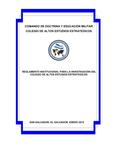COMANDO DE DOCTRINA Y EDUCACIÓN MILITAR