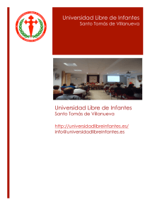 Folleto Presentación ULI - Universidad Libre de Infantes