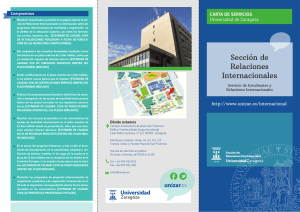 Información - Universidad de Zaragoza