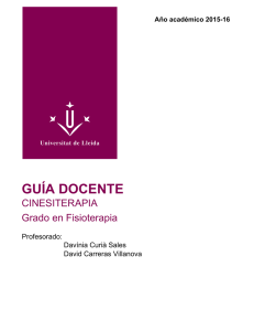 GUÍA DOCENTE