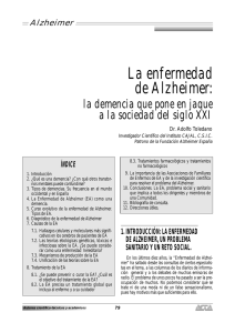 La enfermedad de Alzheimer: