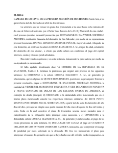 22-2012-4 CAMARA DE LO CIVIL DE LA PRIMERA SECCIÓN DE