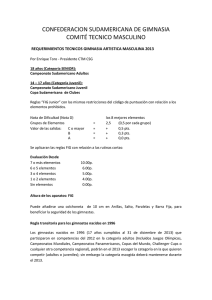 Reglamentación Sudamericana 2013-2016