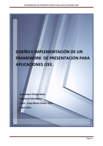 Diseño e implementación de un framework de presentación para