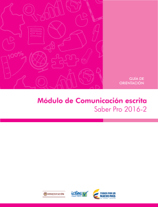 Módulo de Comunicación escrita Saber Pro 2016-2