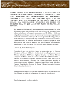 DERECHO PENAL – AGOSTO 2012 Coordinación de Legislación y