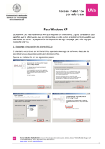 Configuración para Windows XP