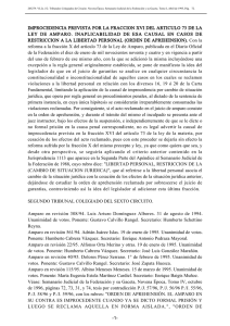 improcedencia prevista por la fraccion xvi del articulo 73 de la ley de