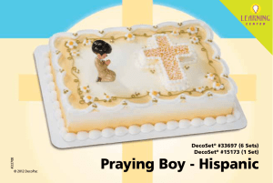 Praying Boy - Hispanic