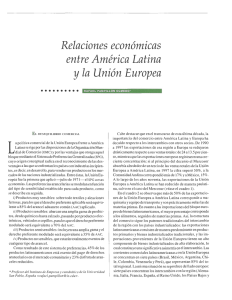 Relaciones económicas entre América Latina y la Unión Europea