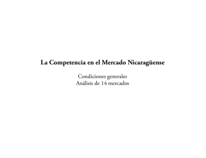 La Competencia en el Mercado Nicaragüense