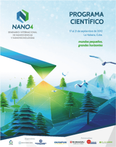 Entrada - 5to Seminario Internacional de Nanociencias y