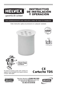 Cartucho TDS CE