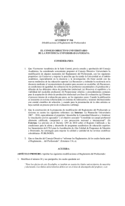 Acuerdo 546 de 2010 - Pontificia Universidad Javeriana, Cali