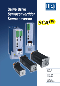 SCA-05 - Manual del Servoconvertidor