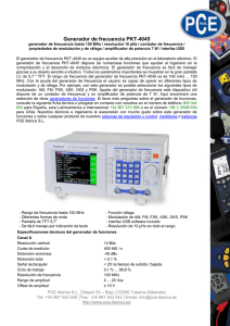 Generador de frecuencia PKT-4045