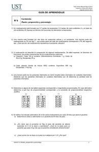 Guía 4° Mate Básica _Razón, proporcionalidad y porcentaje