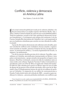 Conflicto, violencia y democracia en América Latina