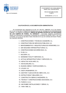 1. CONSTRUCCIONES Y TÉCNICAS CASAMORE, S.L 2