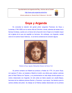 Goya y Arganda - Archivo de la Ciudad de Arganda