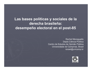 Las bases políticas y sociales de la derecha brasileña