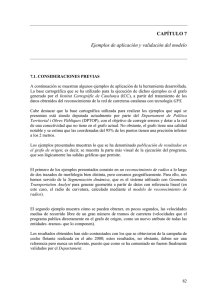 CAPÍTULO 7 Ejemplos de aplicación y validación del modelo