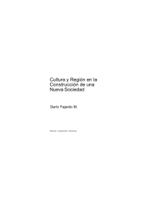 Cultura y Región en la Construcción de una Nueva Sociedad