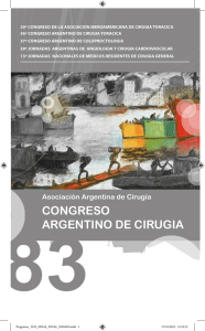 Programa - Asociación Argentina de Cirugía