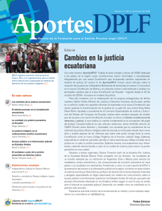 Cambios en la justicia ecuatoriana