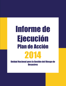 Informe de Ejecución Plan de Acción 2014
