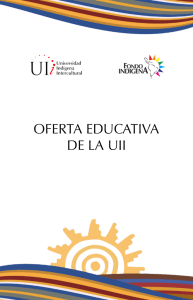 oferta educativa de la uii