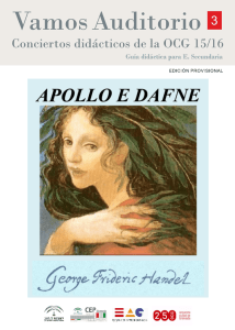 Guía didáctica “Apollo e Dafne”