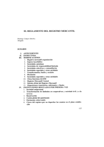 el reglamento del registro mercantil - Fundación Mariano Ruiz