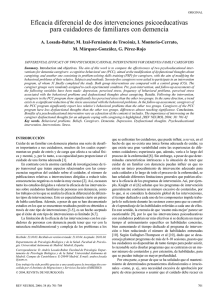 Eficacia diferencial de dos intervenciones psicoeducativas para