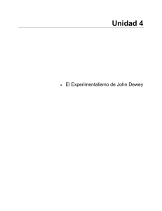 El Experimentalismo de John Dewey