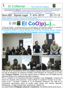 I Congrés de la Cooperació Educativa Ciutadana Local (Cooperis)